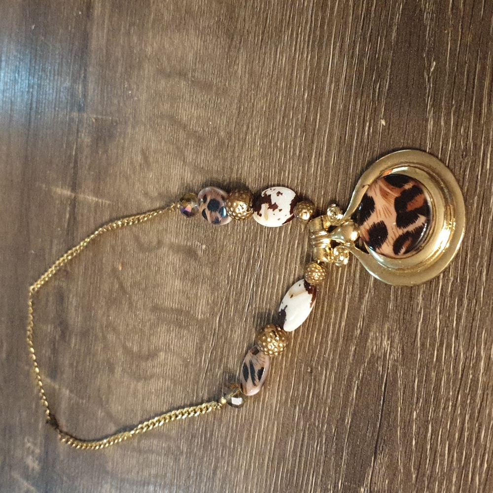 Animal  print necklace